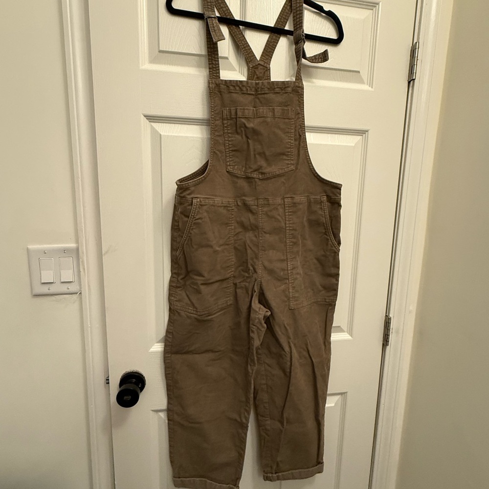 Courduroy Brown Overalls